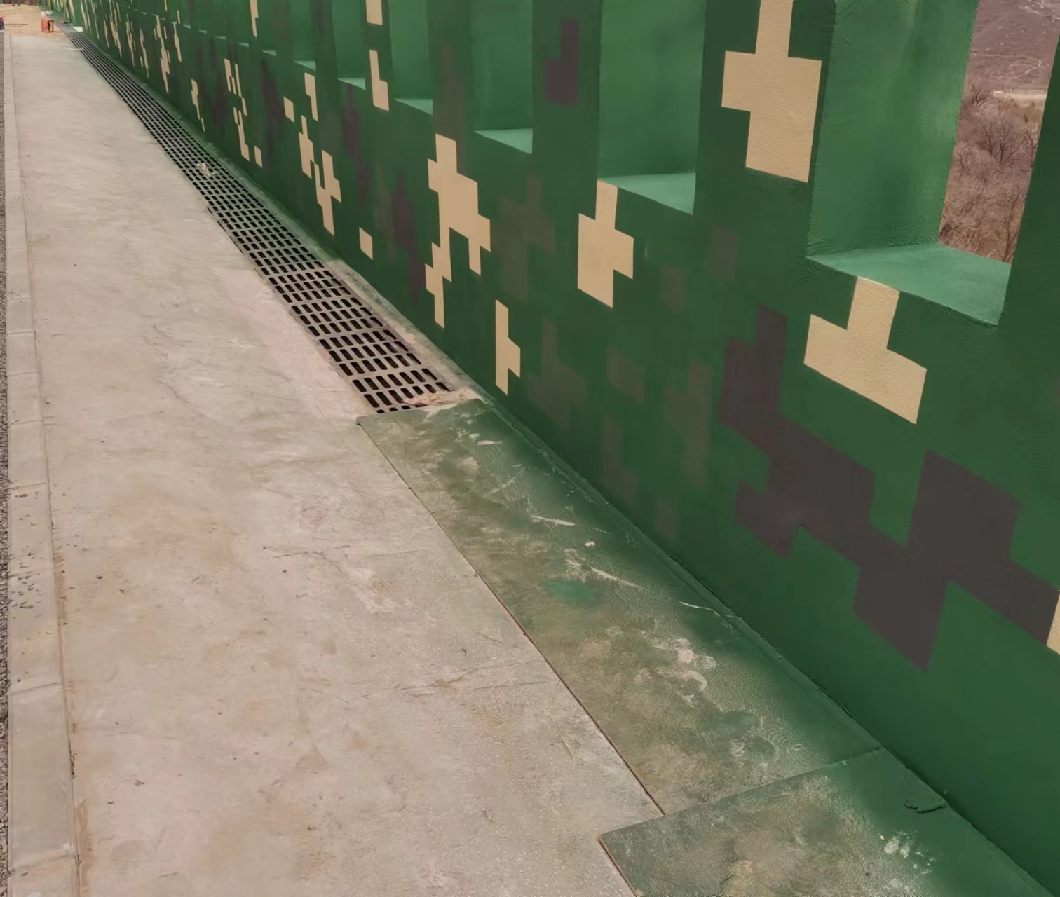 密云围墙迷彩喷涂,数迷彩漆