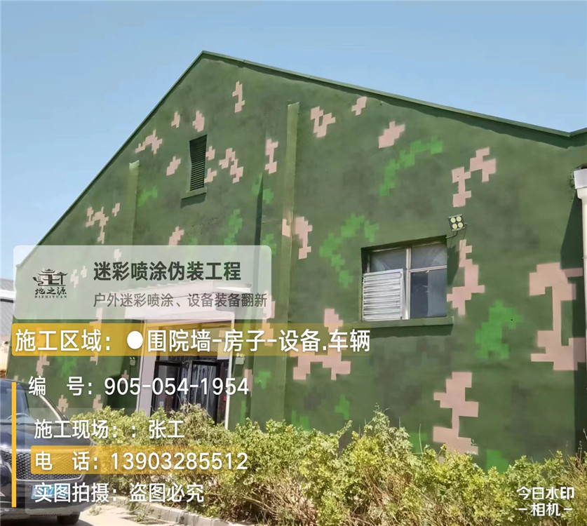 密云外墙数码迷彩漆施工报价清单（100㎡标准墙面测算）